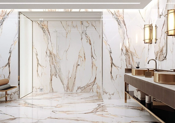 Плитка підлогова Calacatta Gold RECT 119,7x119,7x0,8 код 5593 Cerrad - Фото - 2