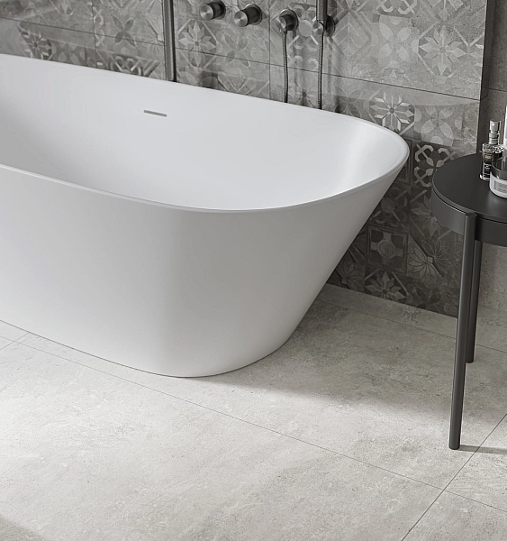 Плитка керамогранітна Softcement White RECT 597x597x8 Cerrad - Фото - 3