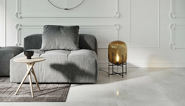 Плитка керамогранітна Grava White 598x598x8 Opoczno - Фото - 2