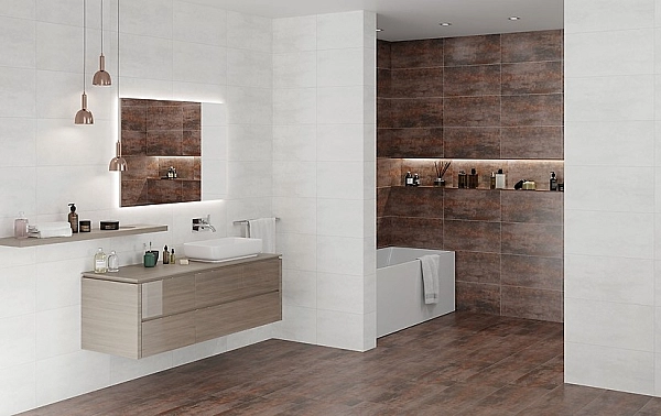 Плитка керамогранітна TRENDO WHITE 298х598x8 Cersanit - Фото - 2