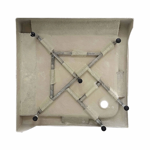 Lidz Wawel SC80x80.SAT.LOW.FR Душевая кабина квадратная, стекло Frost 4 мм + Lidz Душевой поддон KAPIELKA ST80x80х14 - Фото - 11