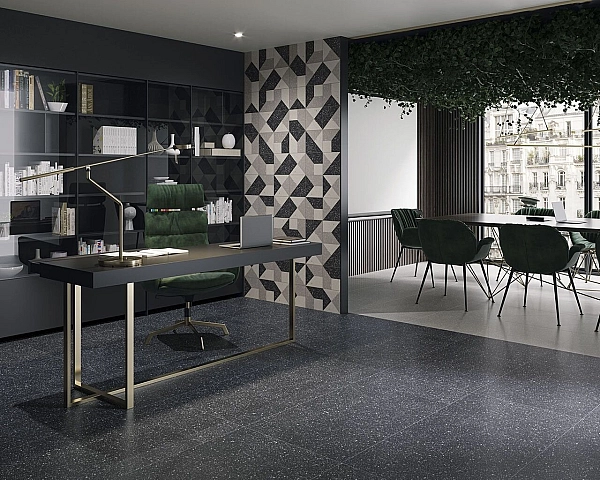 Плитка керамогранітна Macroside Antracite RECT 598x598x9 Paradyz - Фото - 2