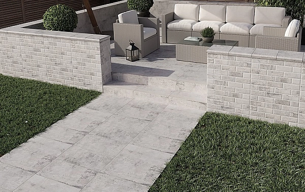 Плитка керамогранітна LUKAS WHITE STR 298х598x8 Cersanit - Фото - 2