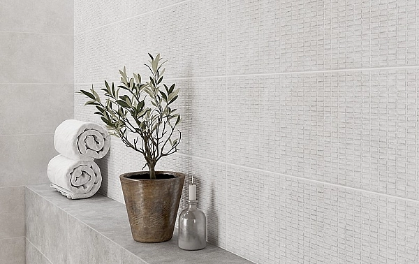 Плитка стінова DENIZE LIGHT GREY STR 200х600x8,5 Cersanit - Фото - 2