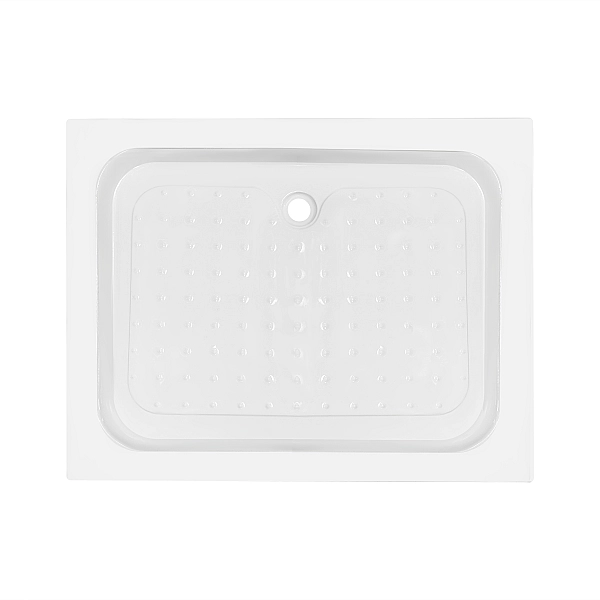 Душовий піддон KAPIELKA ST100x80х14 низький, прямокутний, діаметр зливу 52 мм Lidz