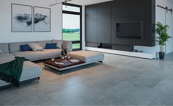 Плитка керамогранітна GPTU 1201 LIGHT GREY 598х1198x8 Cersanit - Фото - 2