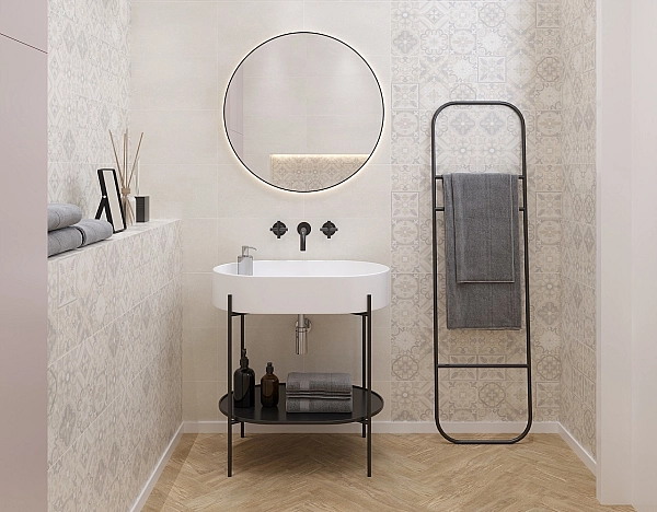 Плитка стінова 821051 Patchstone Бежевий 25x40 код 1923 Голден Тайл - Фото - 2