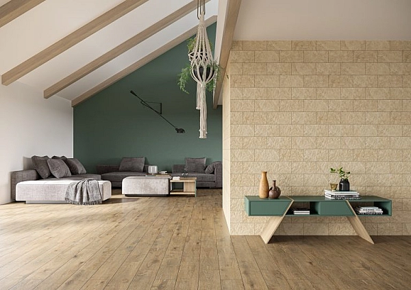 Плитка фасадна Torstone Beige Decor 148x300x9 Cerrad - Фото - 2