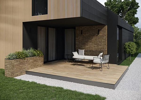 Камінь фасадний Rapid Brown 7,4x30x0,9 код 9065 Cerrad - Фото - 2