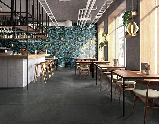 Плитка керамогранітна Colin Anthracite RECT 598x598x8 Cersanit - Фото - 2