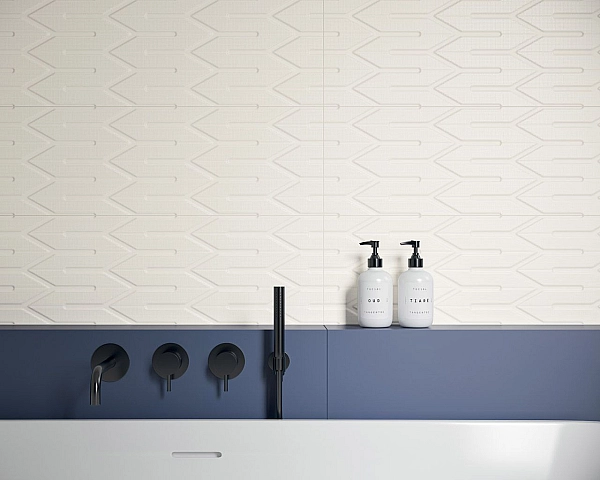 Плитка стінова Nightwish Bianco B RECT STR 250x750x9 Paradyz - Фото - 2