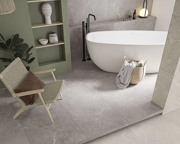 Плитка керамогранітна Sunnydust Light Grys RECT 598x1198x10 Paradyz - Фото - 3