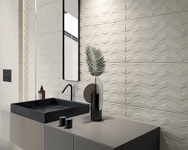 Плитка стінова Afternoon Silver RECT STR 298x598x9 Paradyz - Фото - 2