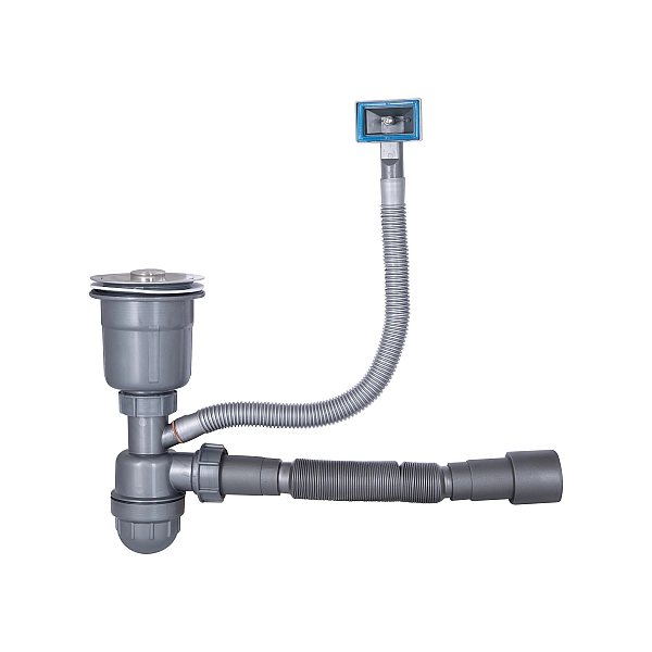 Мойка для кухни интегрированная Lidz Handmade H7849L крыло слева (LDH7849BRUL45592) Brushed Steel 3,0/1,0 мм - Фото - 8