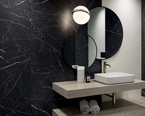 Плитка керамогранітна Artstone Black RECT 598x1198x10 Paradyz - Фото - 3