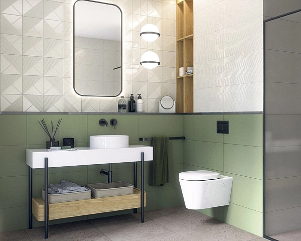 Плитка стінова Feelings Green RECT 298x598x9 Paradyz - Фото - 2