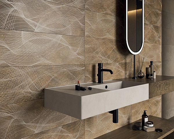 Плитка стінова Freedom Rust Dekor RECT 250x750x9 Paradyz - Фото - 2