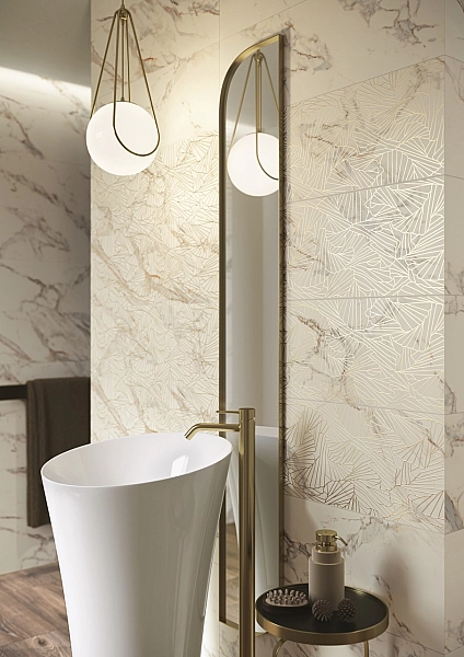 Плитка стінова Serene Bianco RECT 250x750x9 Paradyz - Фото - 2