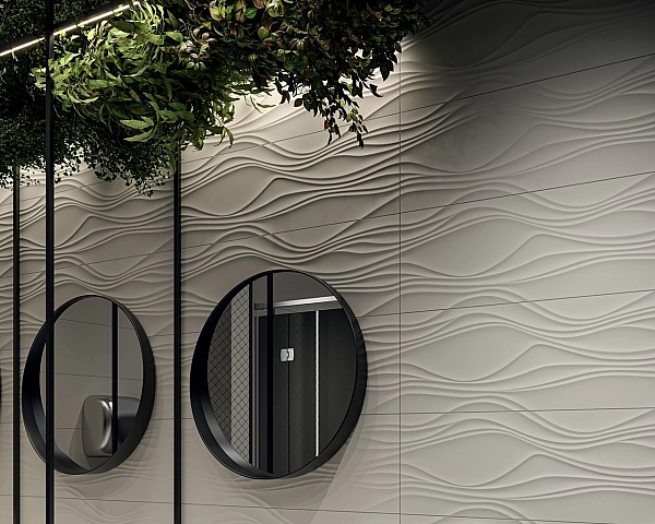 Плитка стінова Neve Bianco RECT STR MAT 25x75 код 7440 Ceramika Paradyz - Фото - 2