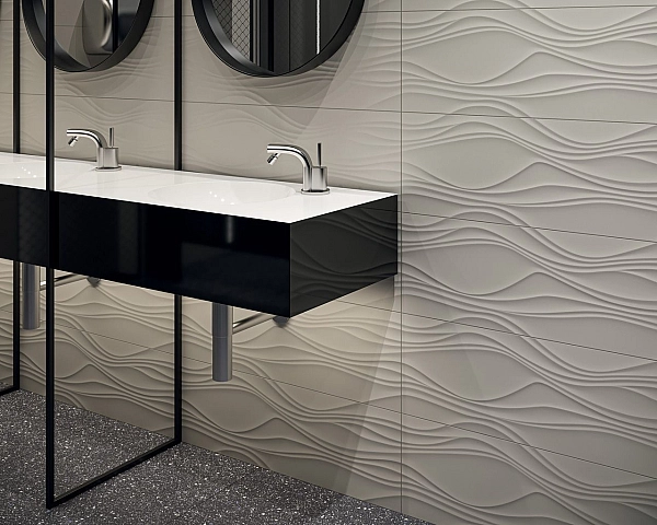 Плитка стінова Neve Bianco RECT STR MAT 25x75 код 7440 Ceramika Paradyz - Фото - 3