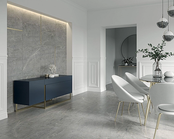 Плитка керамогранітна Marvelstone Light Grey RECT 598x598x9 Paradyz - Фото - 2