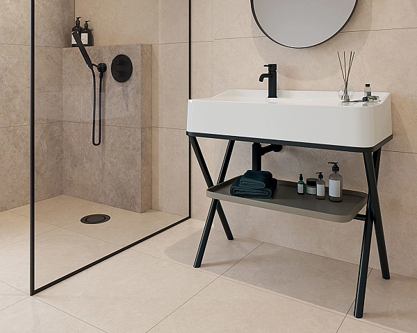 Плитка керамогранітна Lightstone Beige RECT LAP 598x598x9 Paradyz - Фото - 4