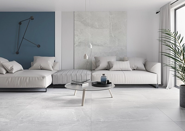 Плитка керамогранітна Tioga Сірий 12 RECT NAT 597x597 Nowa Gala - Фото - 2