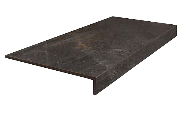 Сходинка пряма з капіносом SG 30060004 Мастер Графіт 295х597х40 Котто Кераміка