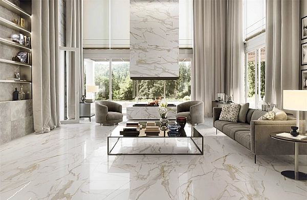 Плитка керамогранітна Calacatta Gold 120 LUX 600x1200x11 Azteca - Фото - 2