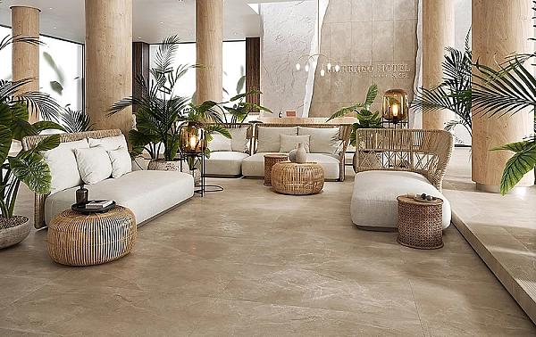 Плитка керамогранітна Marengo Beige RECT 598x1198x8 Cersanit - Фото - 2