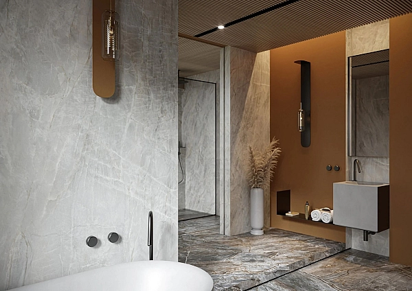 Плитка керамогранітна Brazilian Quartzite Natural RECT 597x1197x8 Cerrad - Фото - 2