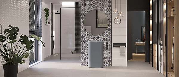 Плитка стінова Montreal White RECT 300x600x8,5 Konskie - Фото - 2