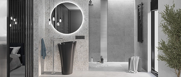 Плитка стінова Montreal Grey RECT 300x600x8,5 Konskie - Фото - 2