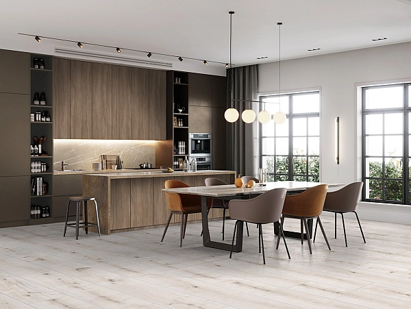 Вінілова підлога R129 Вайт Поппі 5 мм, 34 кл - Фото - 2