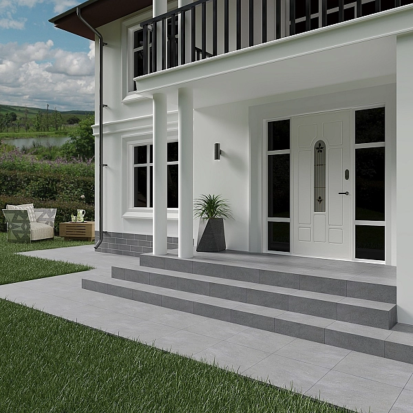 Плитка керамогранітна U102 Grys SZKL MAT 603x603 Paradyz - Фото - 2