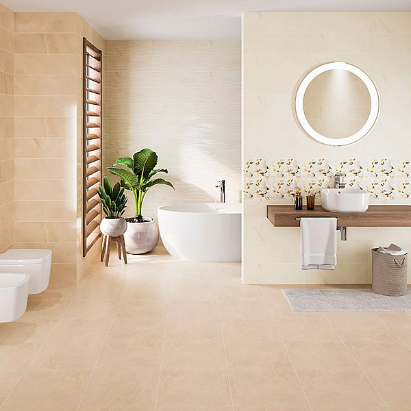 Плитка стінова Naomi Beige GLOSSY 200x600x8,5 Cersanit - Фото - 2