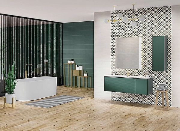 Плитка стінова Gracia White SAT 200x600x8,5 Cersanit - Фото - 3