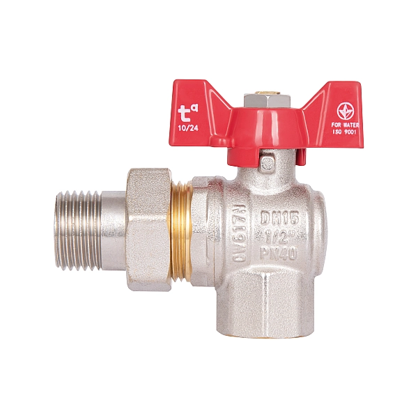 Кран кульовий "Американка" Thermo Alliance Standart кутовий 1/2" ВЗ SD222W15 - Фото - 4