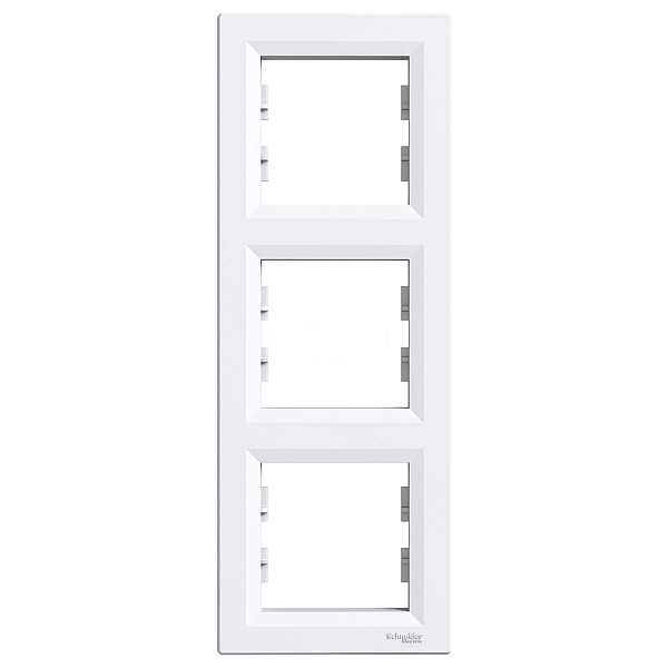 Рамка 3-місна вертикальна Білий ASFORA (EPH5810321), Schneider Electric