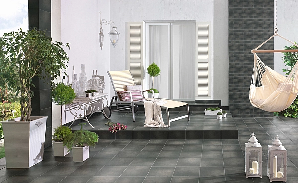 Сходинка з капіносом кутова 6354 Semir Grafit 330x330x11 Paradyz - Фото - 2