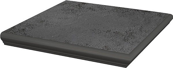 Сходинка з капіносом кутова 6354 Semir Grafit 330x330x11 Paradyz