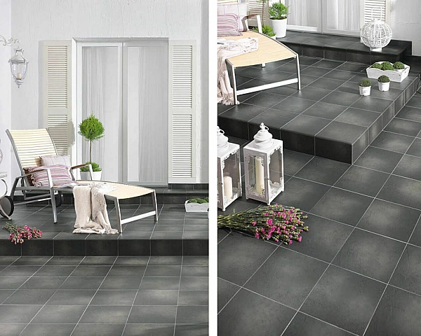 Сходинка з капіносом кутова 6354 Semir Grafit 330x330x11 Paradyz - Фото - 3