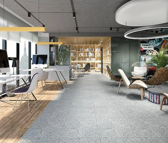 Плитка керамогранітна Harley Темно-сірий 600x600x8 Intercerama - Фото - 2