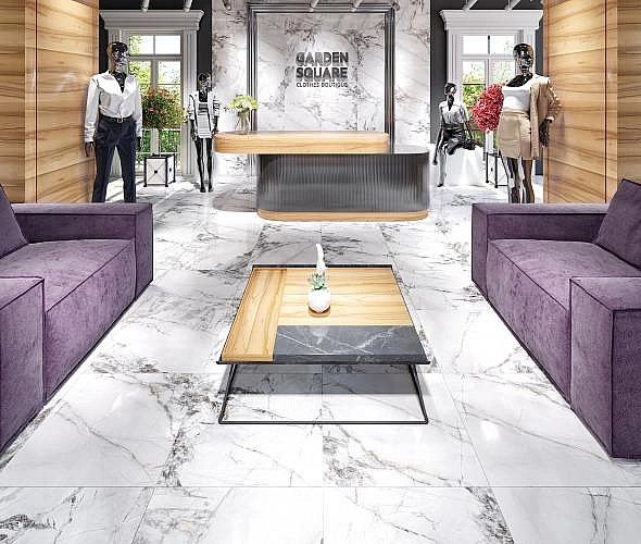 Плитка керамогранітна Favore Сірий POL 600x600x8 Intercerama - Фото - 2