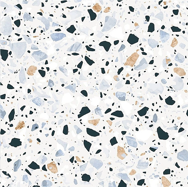 Плитка керамогранітна Frammenti Сірий 600x600x8 Intercerama