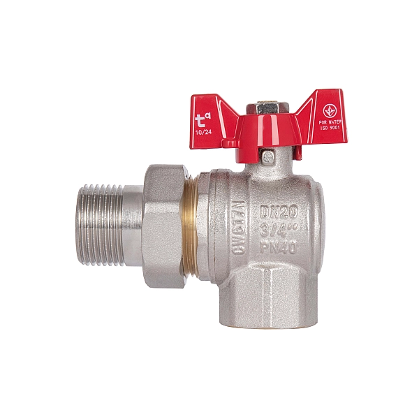 Кран кульовий "Американка" Thermo Alliance Standart кутовий 3/4" ВЗ SD222W20 - Фото - 4