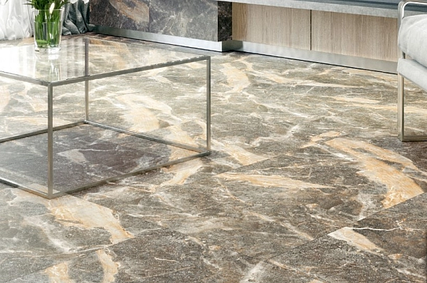 Плитка керамогранітна Ardesia Темно-коричневий 600x600x8 Intercerama - Фото - 3