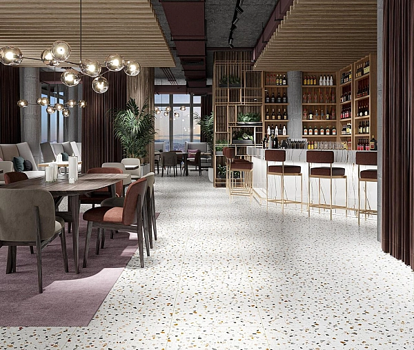 Плитка керамогранітна Metropolis Світло-сірий 600x600x8 Intercerama - Фото - 2