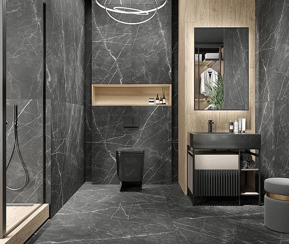 Плитка керамогранітна Pulpis Сірий 600x1200x8 Intercerama - Фото - 2