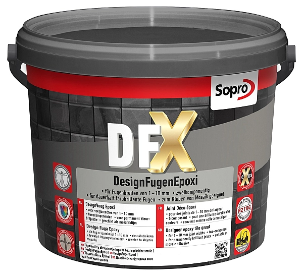 Епоксидна фуга Sopro DFX 1202 світло-сірий №16 (3 кг)